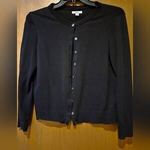 Croft & Barrow Black Cardigan Sweater